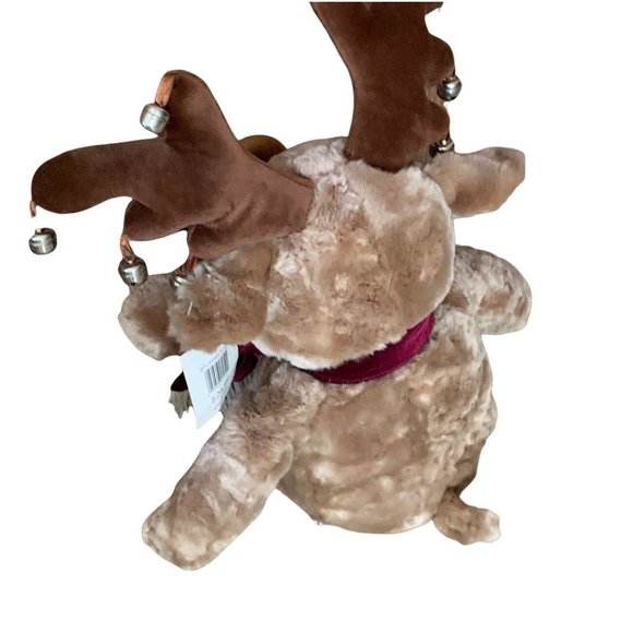 LargeWindsor Collection Reindeer Plush 26" Jingle Bells Christmas So Soft! Sears - Picture 3 of 4